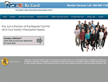 Tablet Screenshot of ncerxcard.com